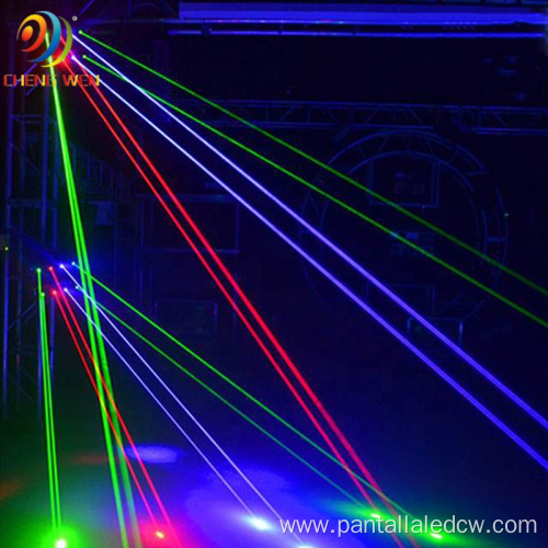 3*3pcs Spider Light Laser Disco LED Stage Effects